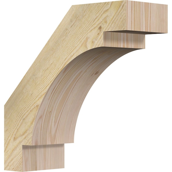 Ekena Millwork 6"W x 16"D x 16"H Merced Rough Sawn Knee Brace, Douglas Fir BRC06X16X16MRC00RDF - main